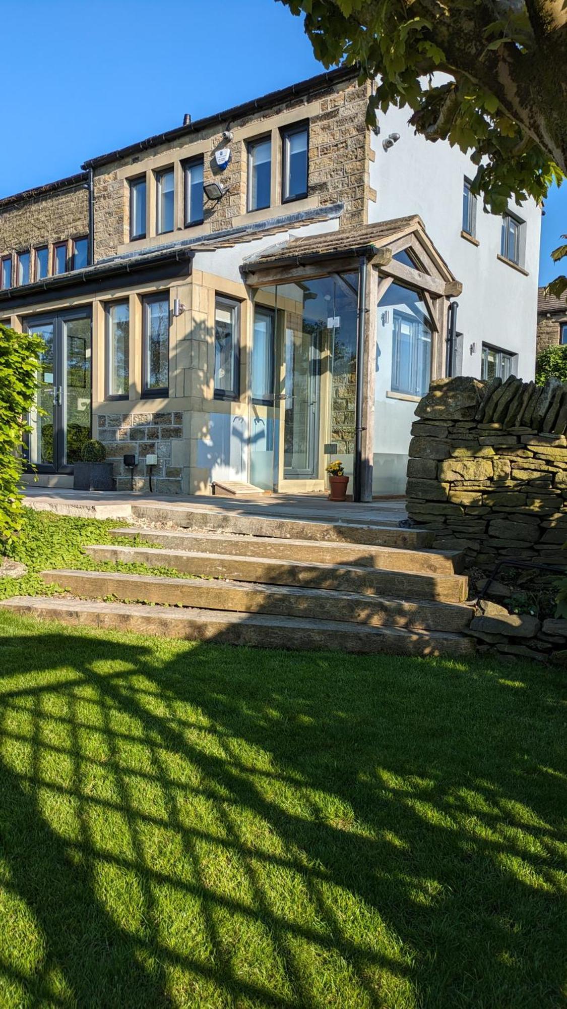 Lane End Cottage Holmfirth - Panoramic Views, Modernised With Offroad Parking المظهر الخارجي الصورة